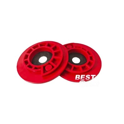 Bantalan Pendukung Plastik Warna Merah Kunci Siput 4 Inci